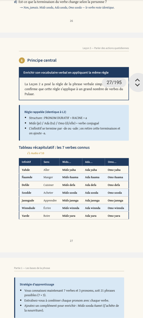 Grammaire pratique du PULAAR : Apprenez le Pulaar pas à pas et commencez à l’utiliser au quotidien.